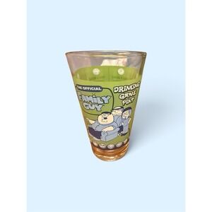 Official Family Guy TV Show Drinking Game Green Pint Glass Cup